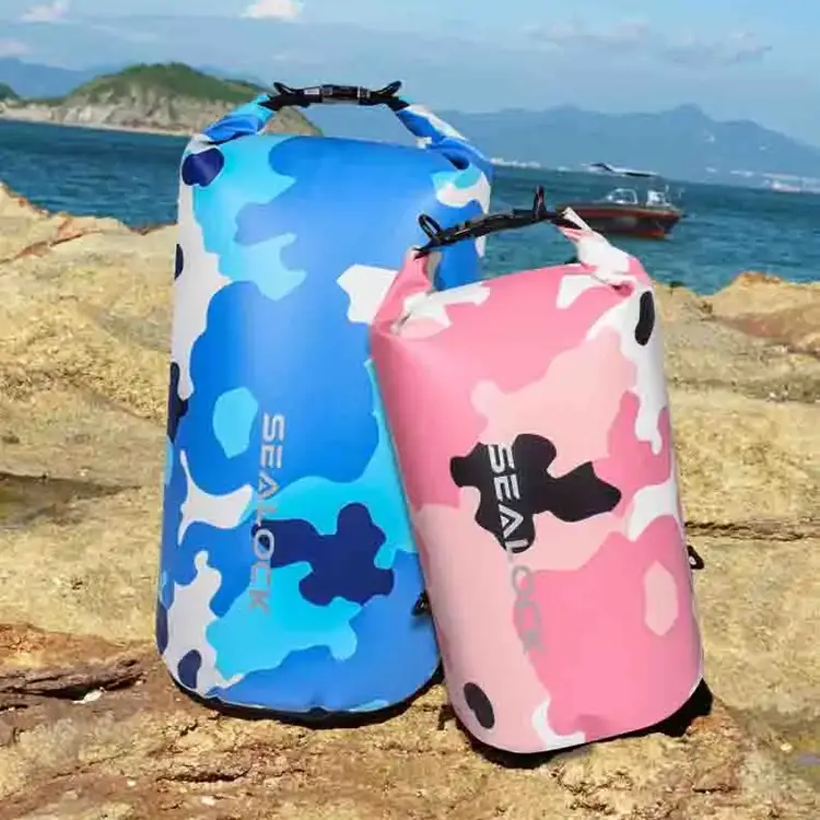 10L/20L ওয়াটারপ্রুফ ড্রাই ব্যাগ ড্রাই-ওয়েট সেপারেশন পাউচ সহ